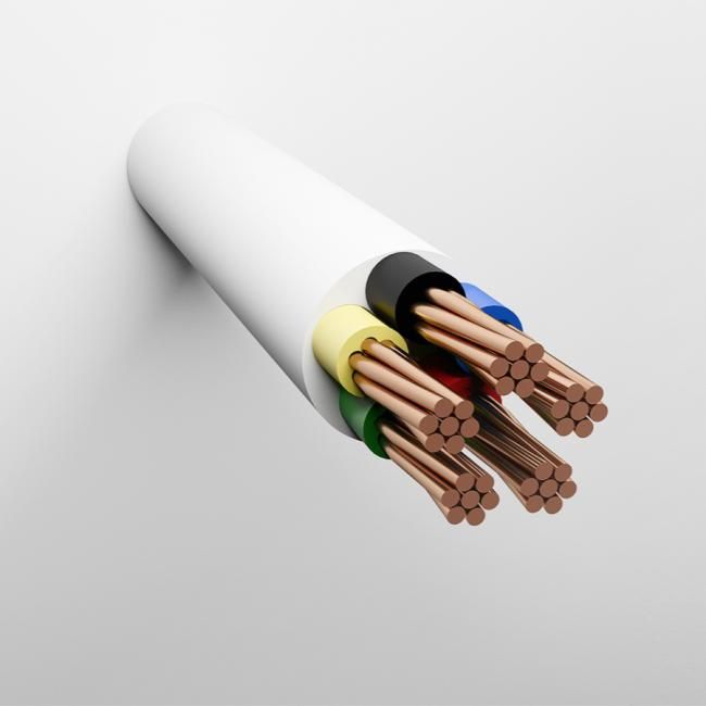 Round power cable, PVS 5 * 6 ZFNM_3